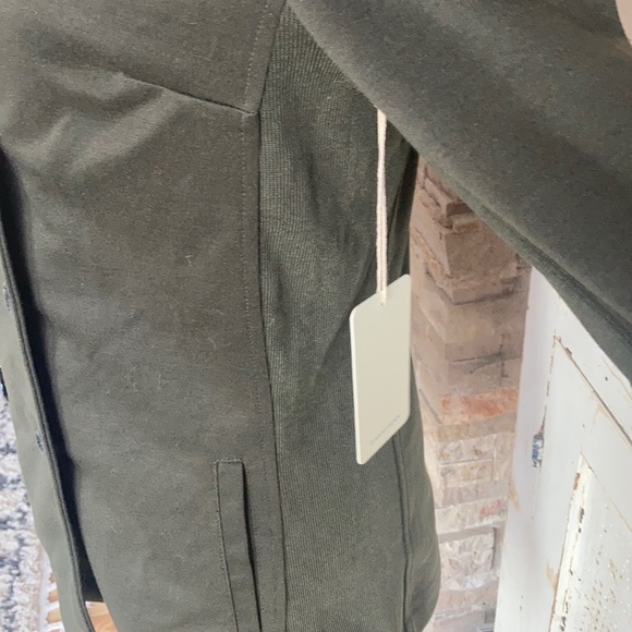 41Hawthorn Londyn Knit Double breasted jacket olive/army green - Picture 8 of 15